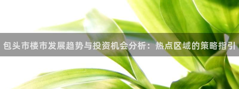 新宝6霸哥5：包头市楼市发展趋势与投资机会分析：热点区域的策