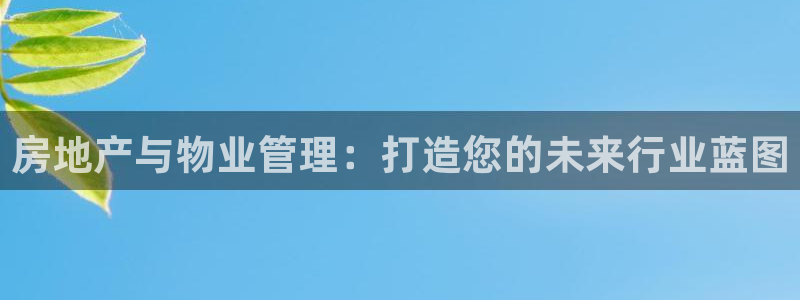 新宝5手机下载：房地产与物业管理：打造您的未来行业蓝图