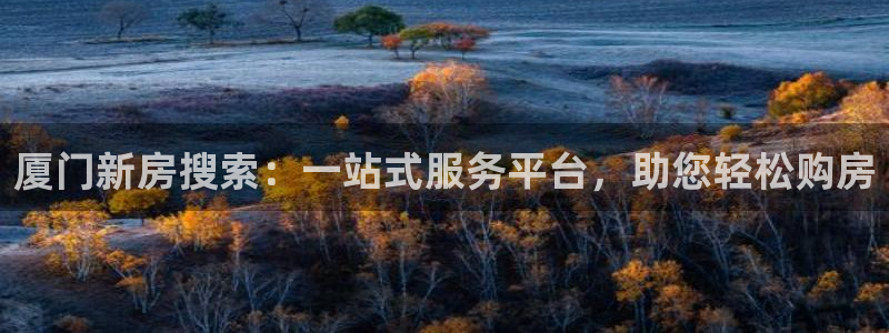 新宝5平台霸：厦门新房搜索：一站式服务平台，助您轻松购房