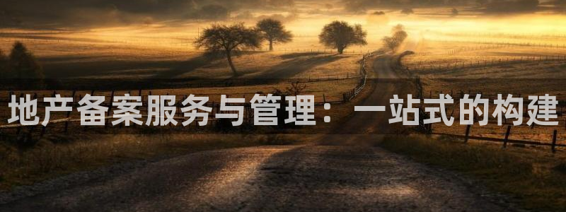 新宝5官方登录入口：地产备案服务与管理：一站式的构建