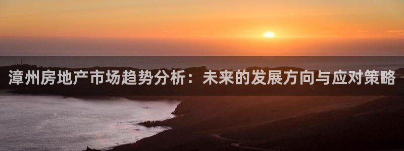 新宝5平台登录：漳州房地产市场趋势分析：未来的发展方向与应对