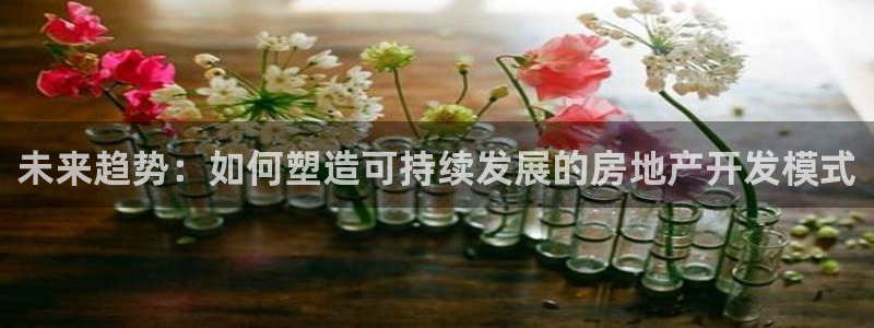 新宝5注册：未来趋势：如何塑造可持续发展的房地产开发模式