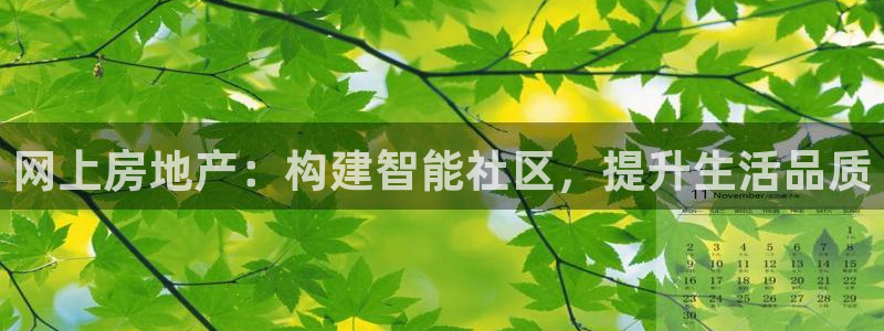 新宝5登陆地址：网上房地产：构建智能社区，提升生活品质
