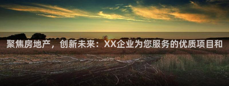 新宝G5：聚焦房地产，创新未来：XX企业为您服务的优质项目和