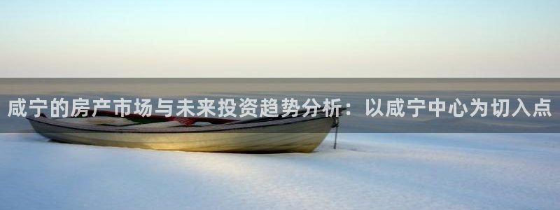 新宝5登陆：咸宁的房产市场与未来投资趋势分析：以咸宁中心为切