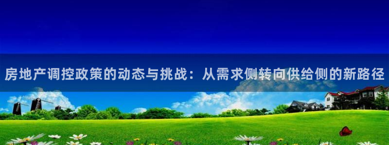 新宝5登录界面：房地产调控政策的动态与挑战：从需求侧转向供给
