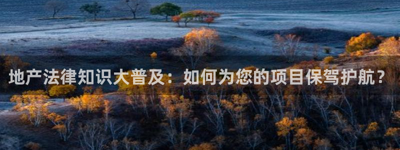 新宝j2O5O5O：地产法律知识大普及：如何为您的项目保驾护