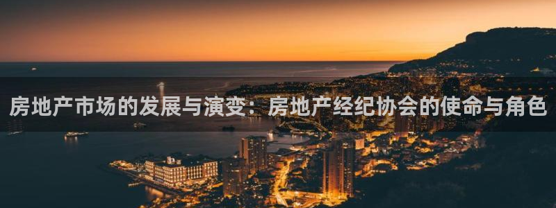 新宝5的网址：房地产市场的发展与演变：房地产经纪协会的使命与