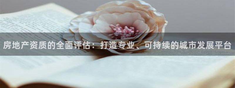 新宝5代理注册：房地产资质的全面评估：打造专业、可持续的城市