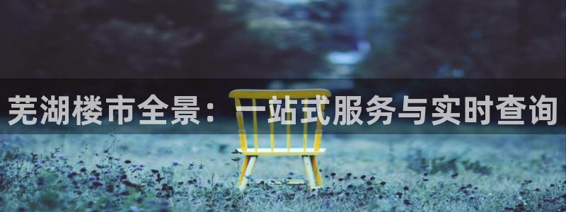 新宝5测速：芜湖楼市全景：一站式服务与实时查询