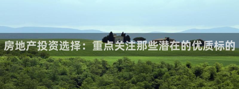 新宝5导师：房地产投资选择：重点关注那些潜在的优质标的