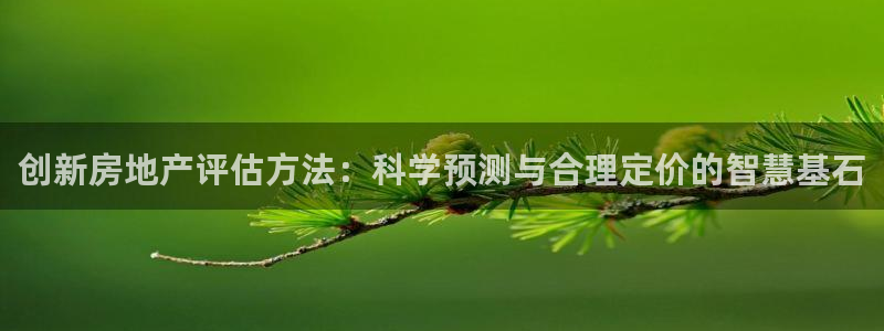 新宝5 888：创新房地产评估方法：科学预测与合理定价的智慧