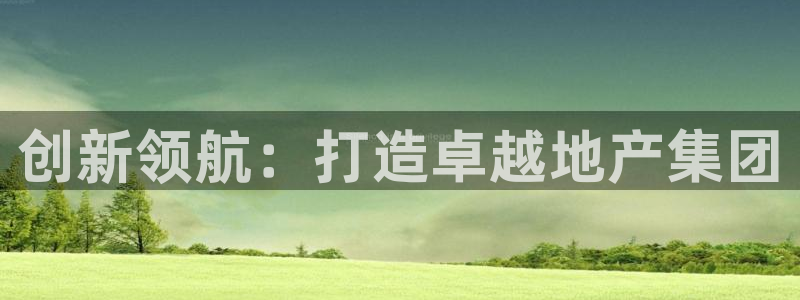 新宝5授权：创新领航：打造卓越地产集团