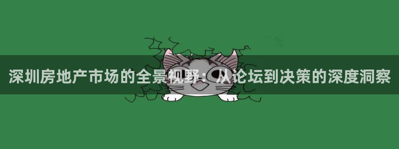 新宝5注册账号：深圳房地产市场的全景视野：从论坛到决策的深度